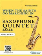When The Saints Go Marching In - Saxophone Quintet (score & parts)