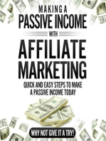 Making a Passive Income With Affiliate Marketing