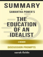 Summary of Samantha Power's The Education of an Idealist
