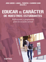 Educar el carácter de nuestros estudiantes: Reflexiones y propuestas para la escuela actual