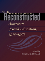 The Women Who Reconstructed American Jewish Education, 1910-1965