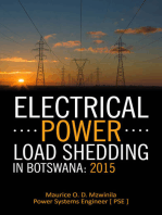 Electrical Power Load Shedding In Botswana: 2015
