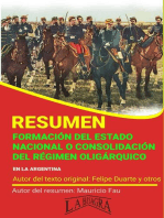 Resumen de Formación del Estado Nacional o Consolidación del Régimen Oligárquico en la Argentina: RESÚMENES UNIVERSITARIOS