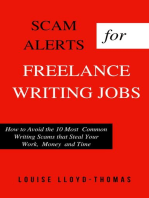 Scam Alerts for Freelance Writing Jobs