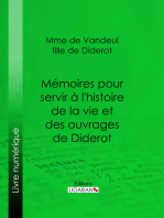 Mémoires pour servir à l'histoire de la vie et des ouvrages de Diderot, par Mme de Vandeul, sa fille