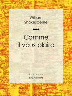 Comme il vous plaira: Comédie en trois actes et en prose, arrangée par George Sand