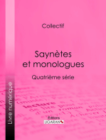 Saynètes et monologues: Quatrième série