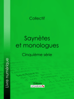 Saynètes et monologues: Cinquième série