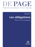 Traité de droit civil belge – Tome II 