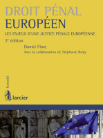 Droit pénal européen: Les enjeux d'une justice penale européenne