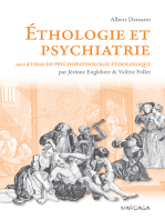Éthologie et psychiatrie: Une approche évolutionniste des troubles mentaux