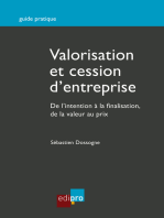 Valorisation et cession d'entreprise: Opérations de fusions et acquisitions d'entreprises