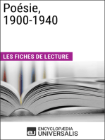 Poésie, 1900-1940: Les Fiches de lecture d'Universalis