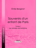 Souvenirs d'un enfant de Paris: Les Années de bohème - Tome I