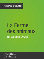 La Ferme des animaux de George Orwell (Analyse approfondie): Approfondissez votre lecture des romans classiques et modernes avec Profil-Litteraire.fr