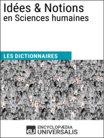 Dictionnaire des Idées & Notions en Sciences humaines: Les Dictionnaires d'Universalis