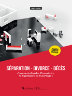 Séparation - Divorce - Décès: Comment aborder l'inventaire, la liquidation et le partage ?