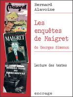 Les Enquêtes de Maigret, de Georges Simenon: Lecture des textes