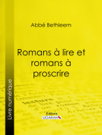 Romans à lire et romans à proscrire