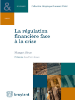 La régulation financière face à la crise
