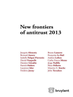 New frontiers of antitrust 2013