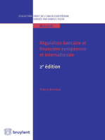 Régulation bancaire et financière européenne et internationale