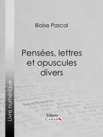 Pensées, lettres et opuscules divers