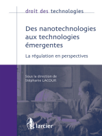 Des nanotechnologies aux technologies émergentes: La régulation en perspectives