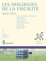 Les dialogues de la fiscalité - Anno 2012: Chaire PwC - Droit fiscal