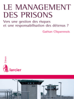 Le management des prisons: Vers une gestion des risques et une responsabilisation des détenus ?