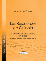Les Ressources de Quinola: Comédie en cinq actes, en prose, et précédée d'un prologue