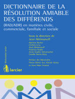 Dictionnaire de la résolution amiable des différends: (RAD/ADR) en matières civile, commerciale, familiale et sociale