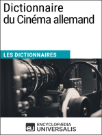 Dictionnaire du Cinéma allemand: Les Dictionnaires d'Universalis