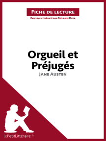 Orgueil Et Prejuges De Jane Austen Fiche De Lecture De Lepetitlitteraire Melanie Kuta Livre Electronique Scribd