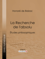 La Recherche de l'absolu: Études philosophiques