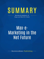Summary: Max-e-Marketing in the Net Future: Review and Analysis of Rapp and Martin's Book