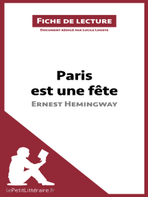 Paris est une fête d'Ernest Hemingway (Fiche de lecture): Résumé complet et analyse détaillée de l'oeuvre