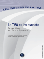 La TVA et les avocats: Les cahiers de la TVA (Belgique)