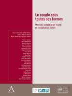 Le couple sous toutes ses formes: Mariage - Cohabitation légale -  Cohabitation de fait (Droit belge)