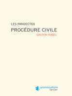 Les Pandectes: Procédure civile