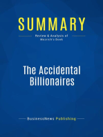 Summary: The Accidental Billionaires: Review and Analysis of Mezrich's Book