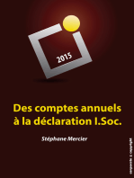 Des comptes annuels à la déclaration I.Soc.