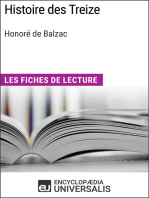 Histoire des Treize d'Honoré de Balzac: Les Fiches de lecture d'Universalis