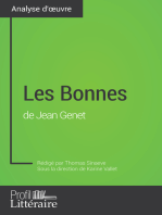 Les Bonnes de Jean Genet (Analyse approfondie): Approfondissez votre lecture de cette œuvre avec notre profil littéraire (résumé, fiche de lecture et axes de lecture)