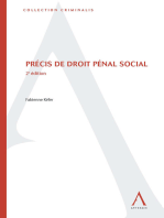 Précis de droit pénal social: 2e édition