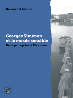 Georges Simenon et le monde sensible: De la perception à l'écriture