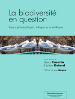 La biodiversité en question: Enjeux philosophiques, éthiques et scientifiques