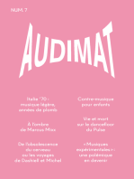 Audimat - Revue n°7: Revue de critique musicale