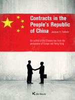 Contracts in the People’s Republic of China: An outline of the Chinese law from the perspective of Europe and Hong-Kong