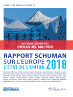 Rapport Schuman sur l'Europe: L'État de l'Union 2018